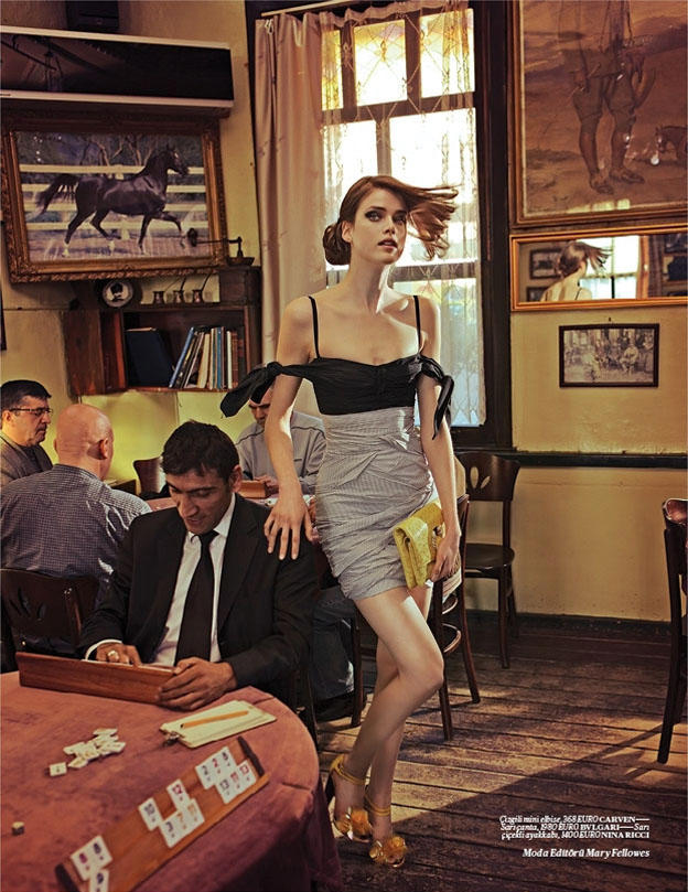 www.lacavalieremasquee.com | Ahmet Polat for Vogue Turkey June 2011 w/ Julia Saner: One of the Boys