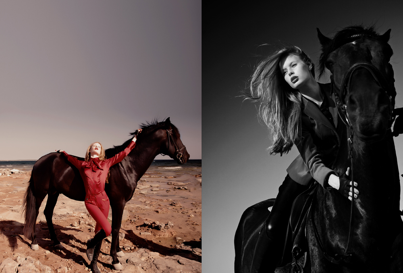La Cavalière masquée | Andreas Ortner for Equistyle Magazine: Red Riding Hood