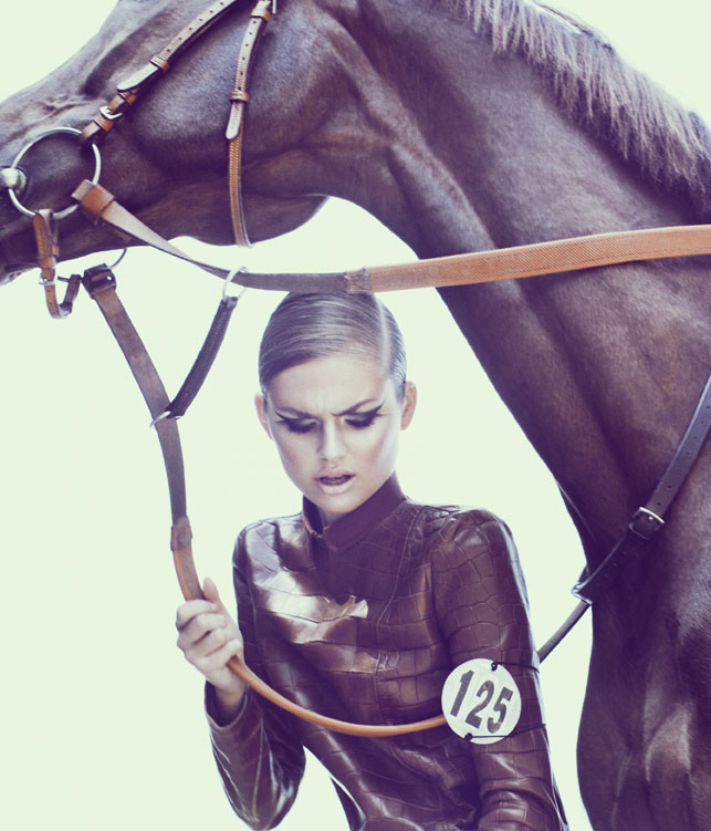 www.lacavalieremasquee.com | Signe Vilstrup for Tush Magazine w/ Dimphy Janse: Ready to Ride
