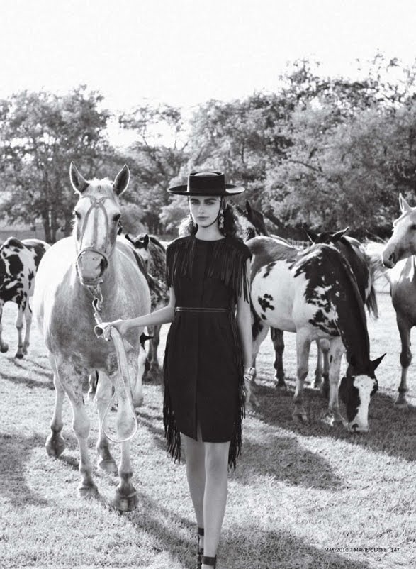 www.lacavalieremasquee.com | Astrid Munoz for Marie Claire US May 2010: Gaucho Gorgeous