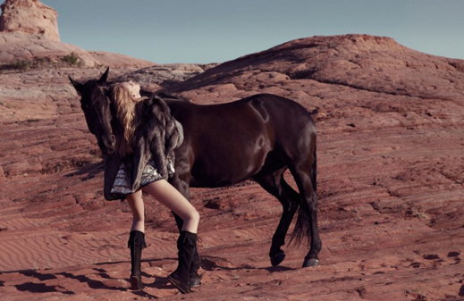 Camilla Åkrans for Flair Italy: Wild Wild West