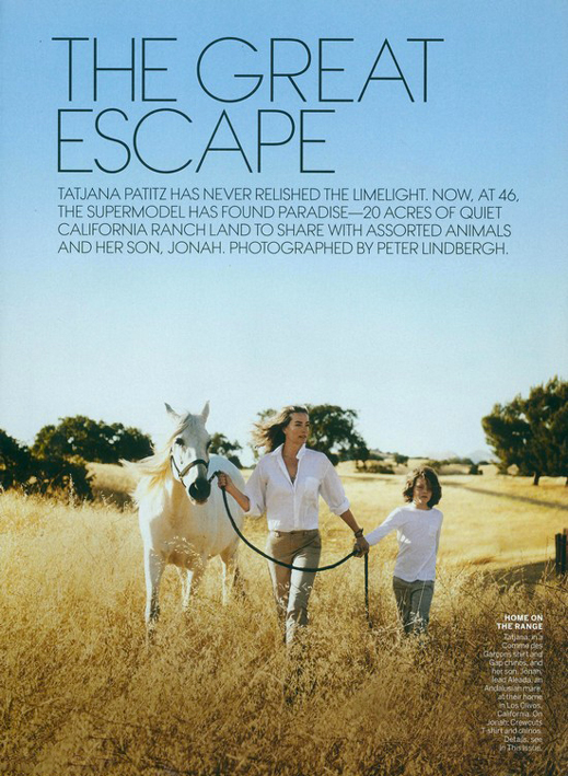 Tatjana Patitz - Peter Lindberg - Vogue Tatjana Patitz - Peter Lindberg - Vogue