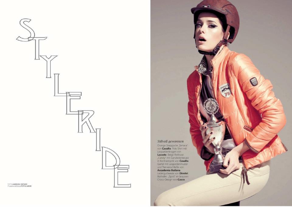 La Cavalière masquée | Andreas Ortner for Equistyle Magazine March 2012: Style Ride