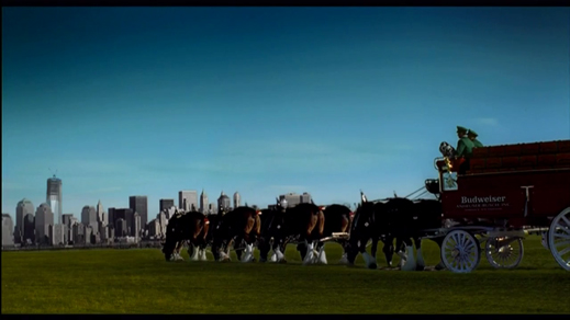 Les chevaux de Budweiser rendent hommage aux victimes du 11 septembre