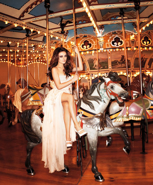 Terry Richardson & Mila Kunis - horse