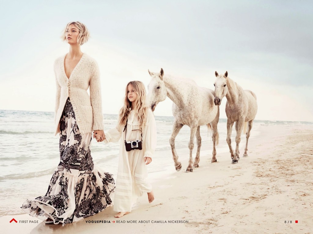 www.lacavalieremasquee.com | Mikael Jansson for Vogue US April 2014 w/ Karlie Kloss
