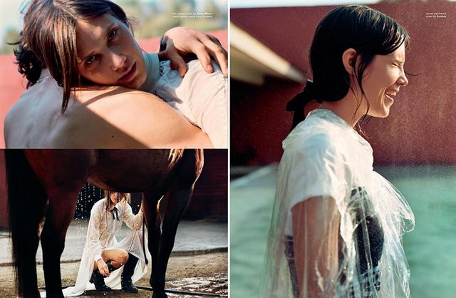 www.lacavalieremasquee.com | Theo Wenner for Love #13 S/S 2015 w/ Drake Burnette