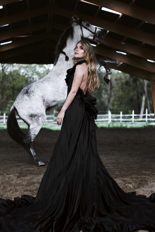 www.lacavalieremasquee.com | Fashion Horse by Natacha Lamblin