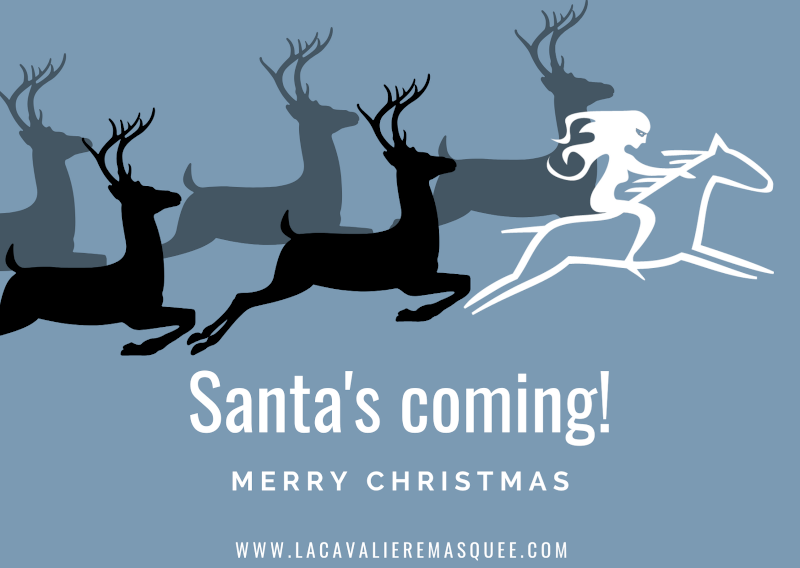 www.lacavalieremasquee.com | Merry Christmas from La Cavalière masquée
