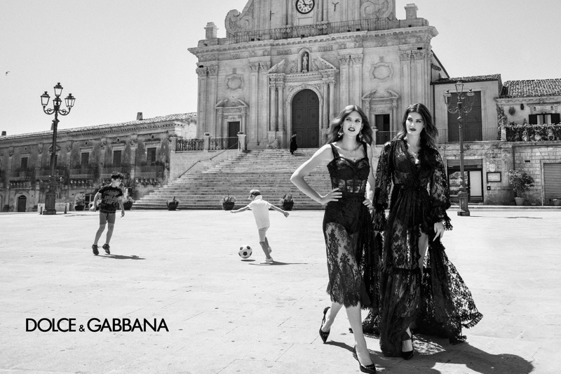 Salvo Alibrio for Dolce & Gabbana’s S/S 2020 campaign w/ Bianca Balti, Jessica Stam and Isabeli Fontana