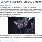 La Cavalière masquée – Cheval et Equitation