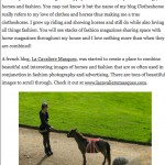 La Cavalière masquée – The Clotheshorse