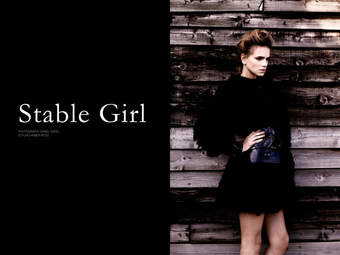 Daniel Nadel for Fashion Gone Rogue: Stable Girl