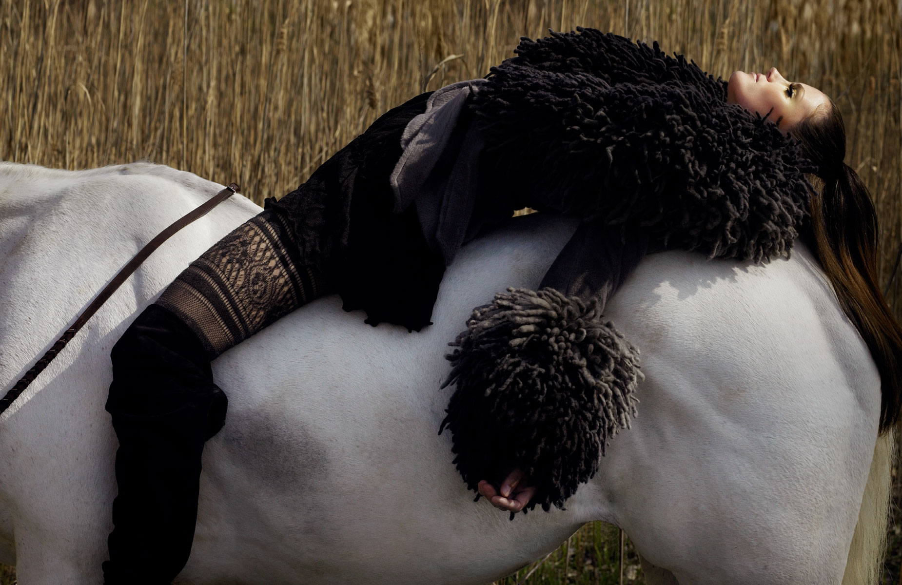 La Cavalière masquée | Joshua Jordan for Tush Magazine w/ Mini Andén