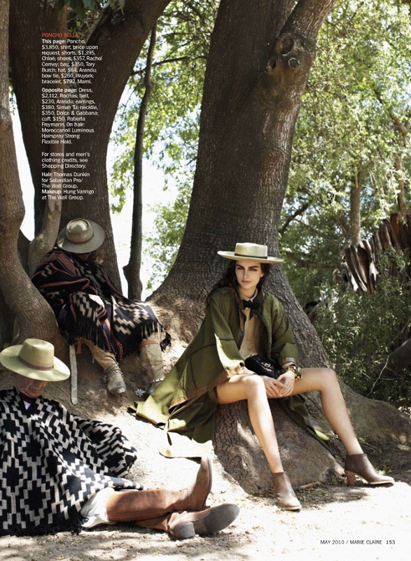 www.lacavalieremasquee.com | Astrid Munoz for Marie Claire US May 2010: Gaucho Gorgeous