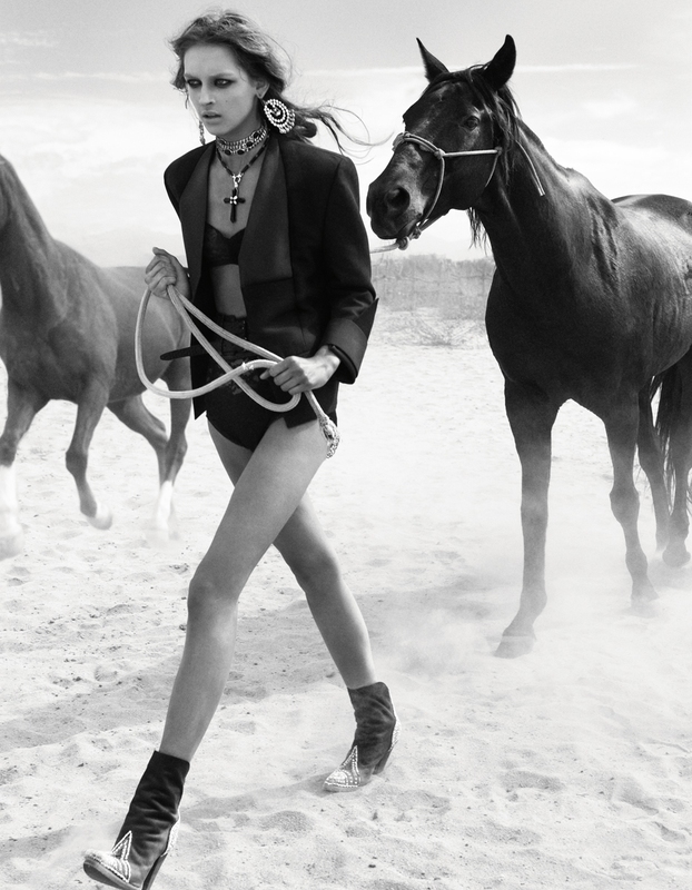 www.lacavalieremasquee.com | Mikael Jansson for Vogue Japan April 2012: Diva Of The Plains