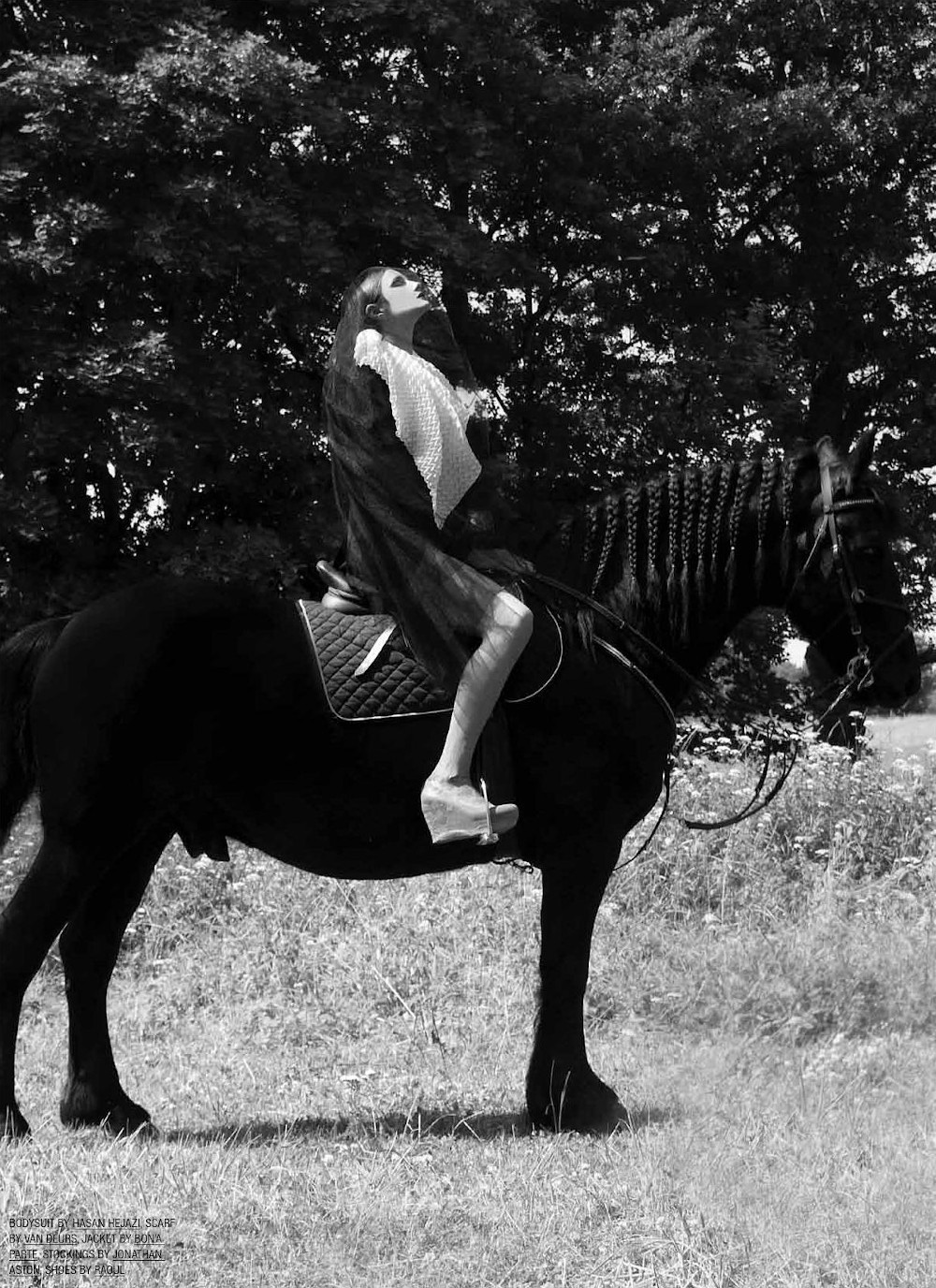 www.lacavalieremasquee.com | Jenni Porkka for Prim Magazine #11: Horses