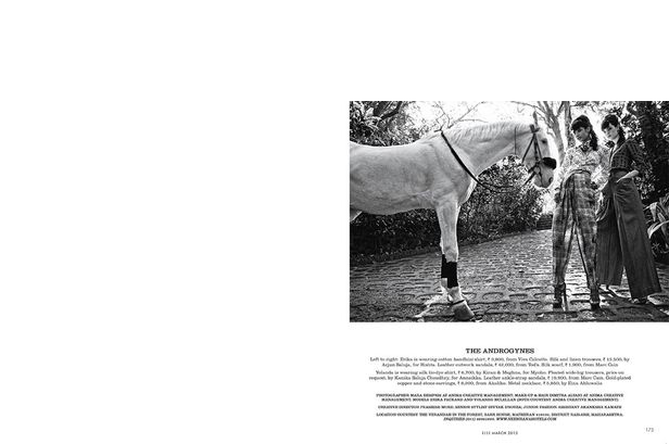 www.lacavalieremasquee.com | Mara Desipris for Elle India: Don't ride the white horse