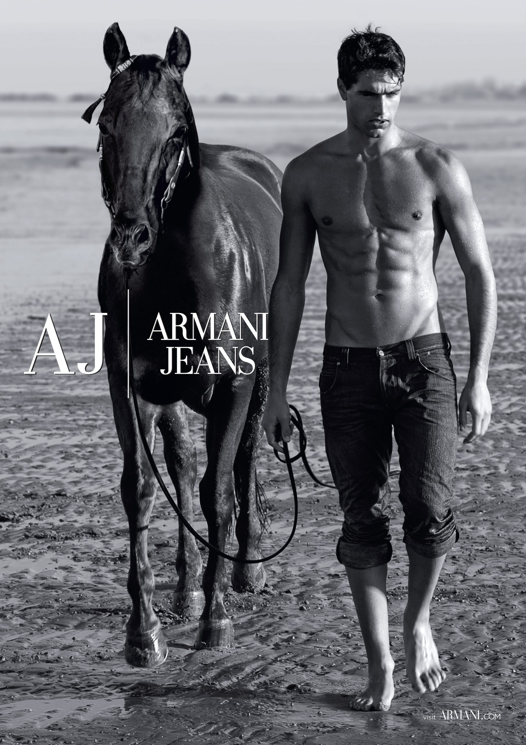 La Cavalière masquée / Armani Jeans Spring/Summer 2014 adv campaign