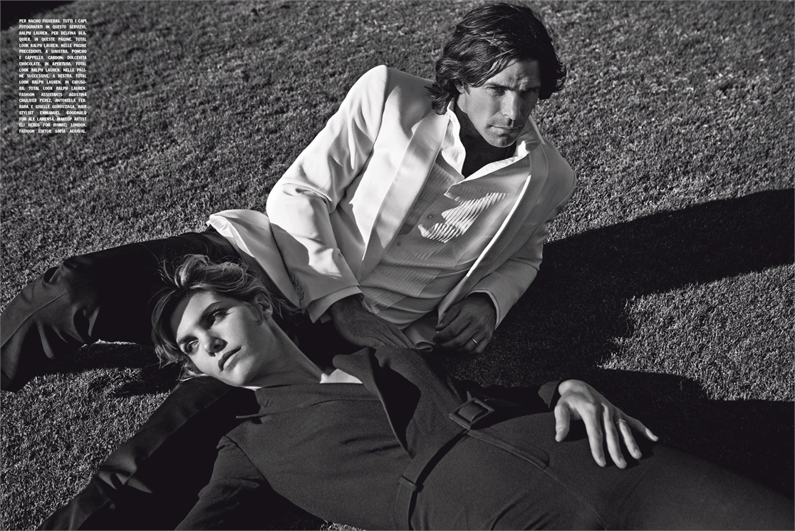 www.lacavalieremasquee.com | Nacho Figueras & Delfina Blaquier for L'Uomo Vogue March 2015 by Francesco Carrozzini