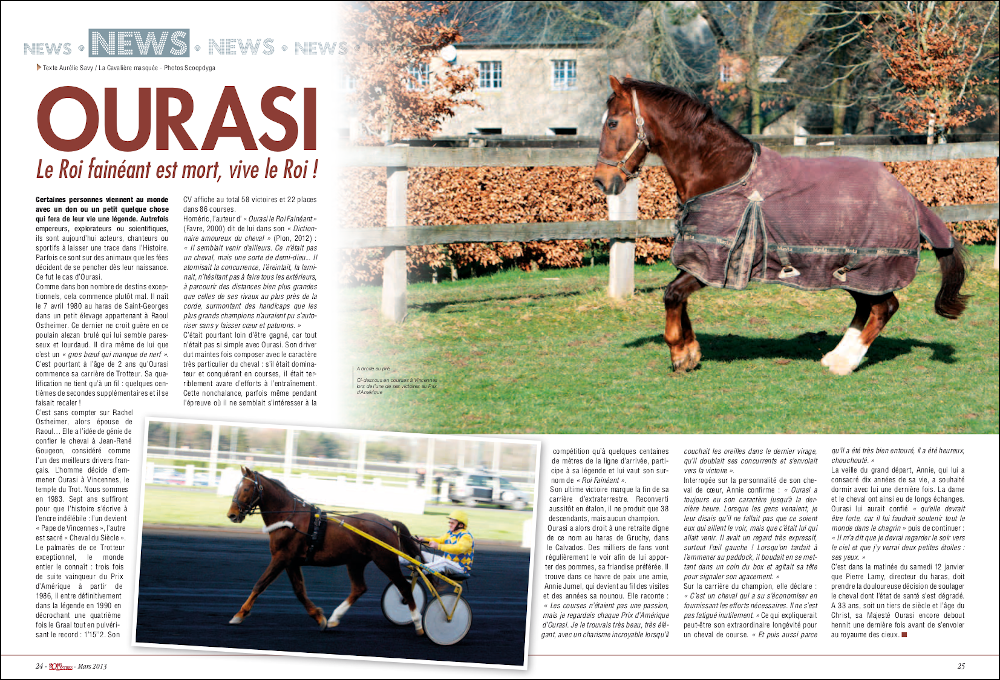 www.lacavalieremasquee.com | Sports Équestres Magazine : Ourasi